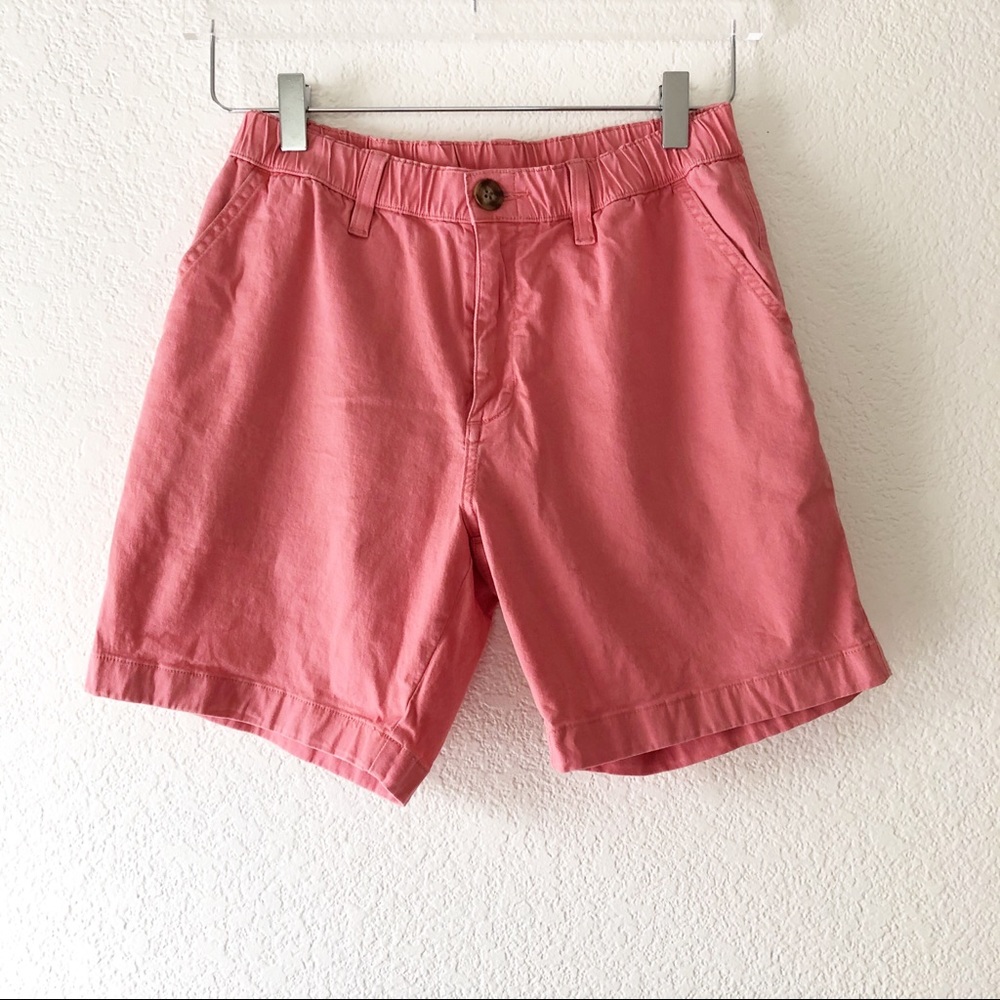 Chubbies salmon pink 7" inseam shorts